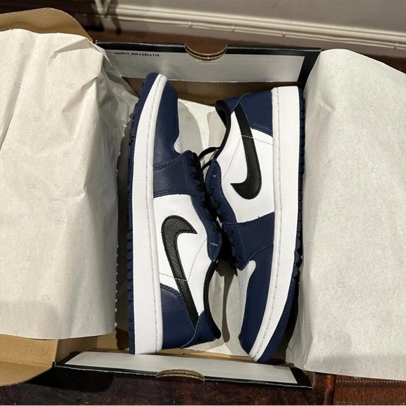 JORDAN Other - Air Jordan 1 Low NWT Black Navy